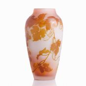 Vase - Trauben mit Weinblättern. Émile Gallé, Nancy 1906-1914.