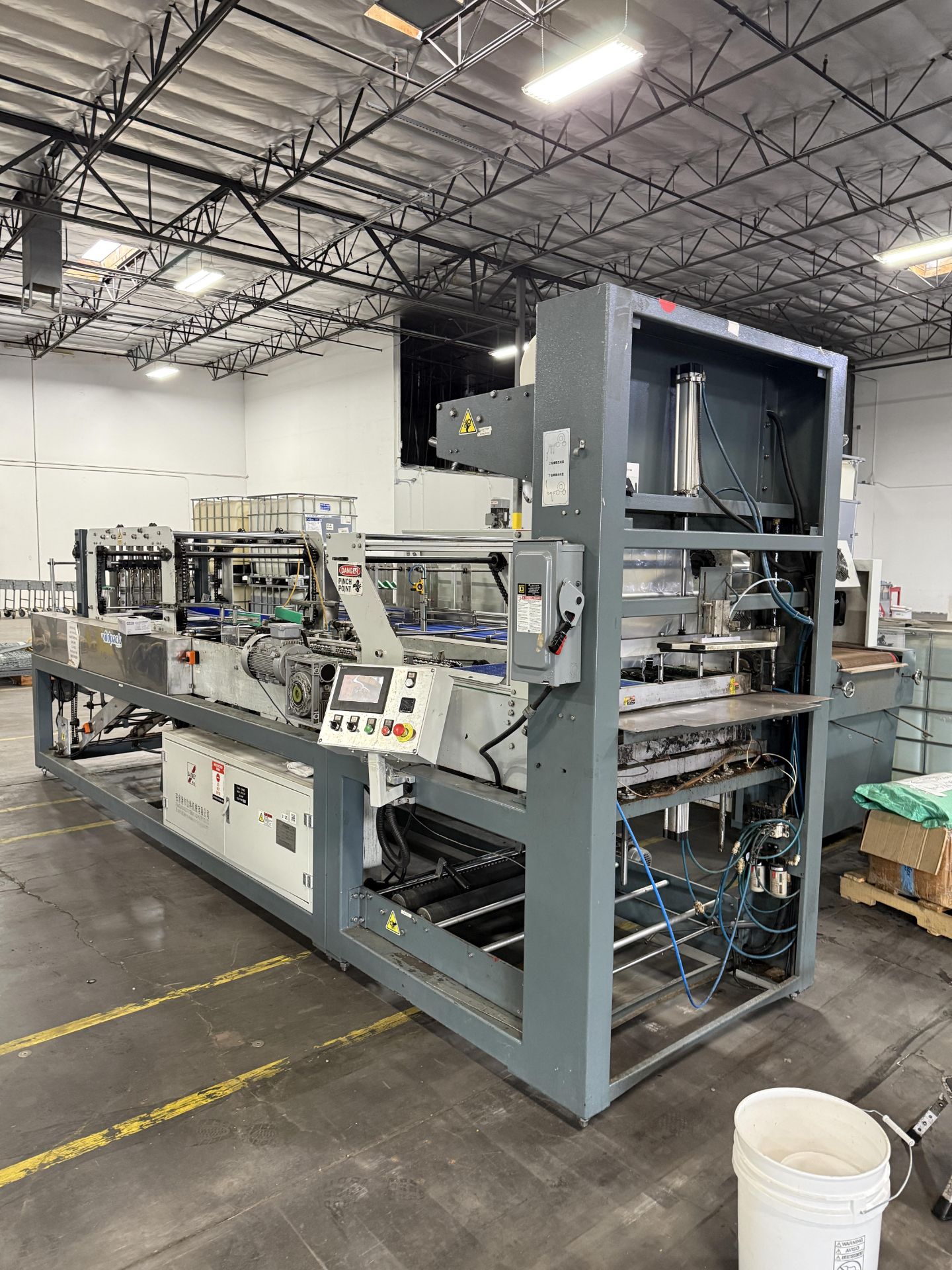 2020 Saiwei Auto Film Packer With Carton Tray Model SW-600, 15 Bag/Min