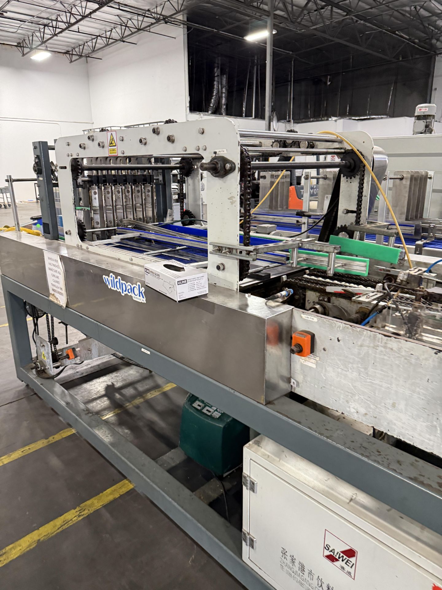 2020 Saiwei Auto Film Packer With Carton Tray Model SW-600, 15 Bag/Min - Image 7 of 17