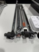 (4) Large Socket Wrenches 1", 3/8", Craftsman, Neiko, Icon