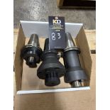 CAT 50 1"-8 Pull Stud, 3pcs Various Face Mill Holders