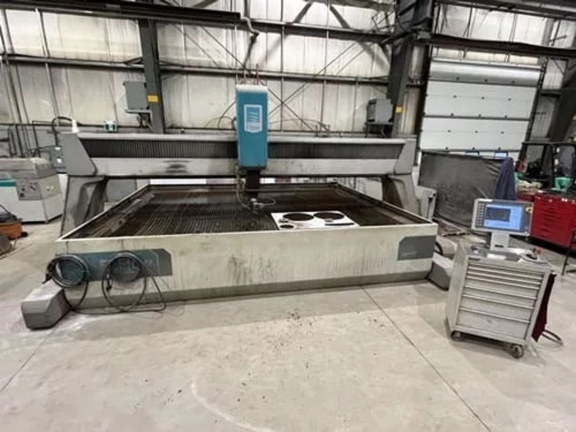 2014 Flow Mach 4 4030c, 10.2′ x 13.1′ DWJ Head CNC Waterjet, Table Width 10.2', Table Length - Image 2 of 21