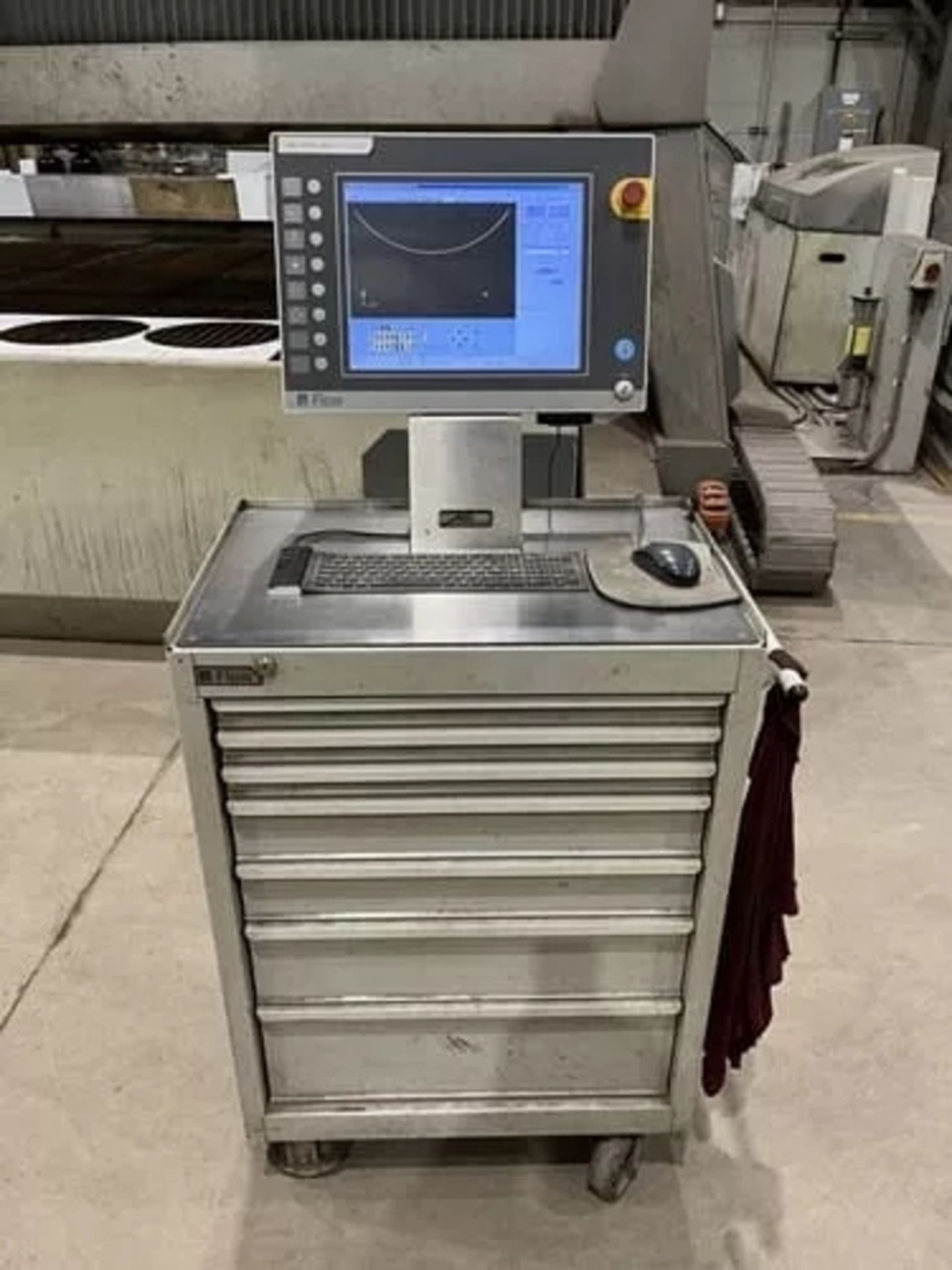 2014 Flow Mach 4 4030c, 10.2′ x 13.1′ DWJ Head CNC Waterjet, Table Width 10.2', Table Length - Image 5 of 21