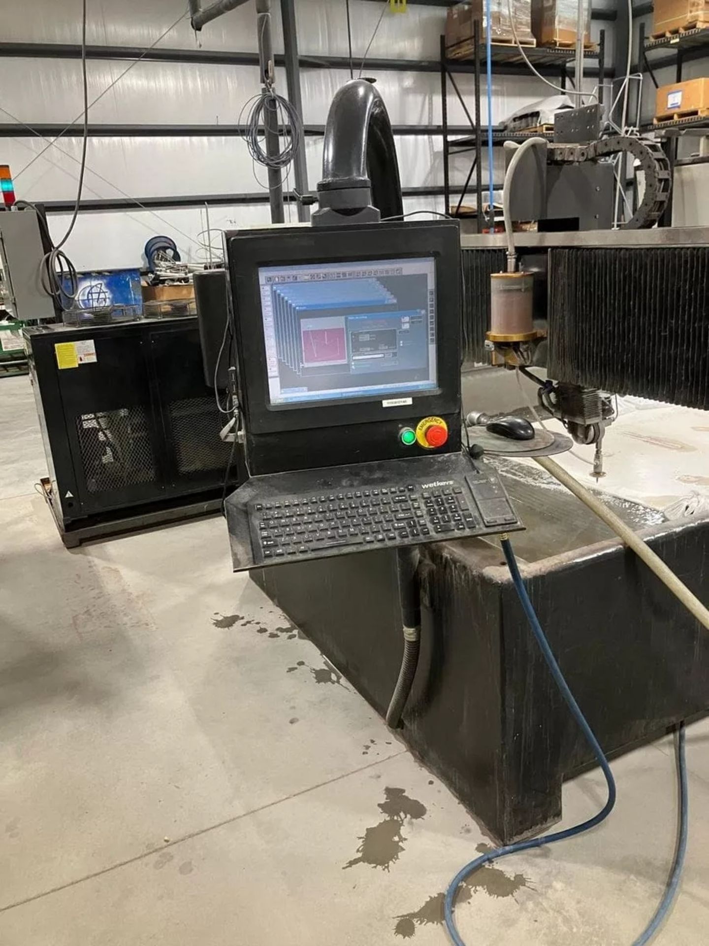 2011 Techni ILS 510, 5′ x 10′ CNC Waterjet, Table Width 5', Table Length 10', Control Techni - Image 4 of 13