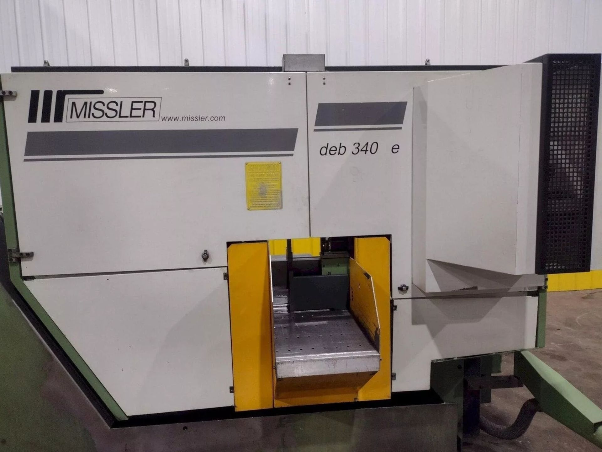 2000 Missler DEB 340 CE, Automatic Horizontal Bandsaw, Cutting Capacity 13.4" X 13.4" (340 X 340mm), - Image 7 of 24