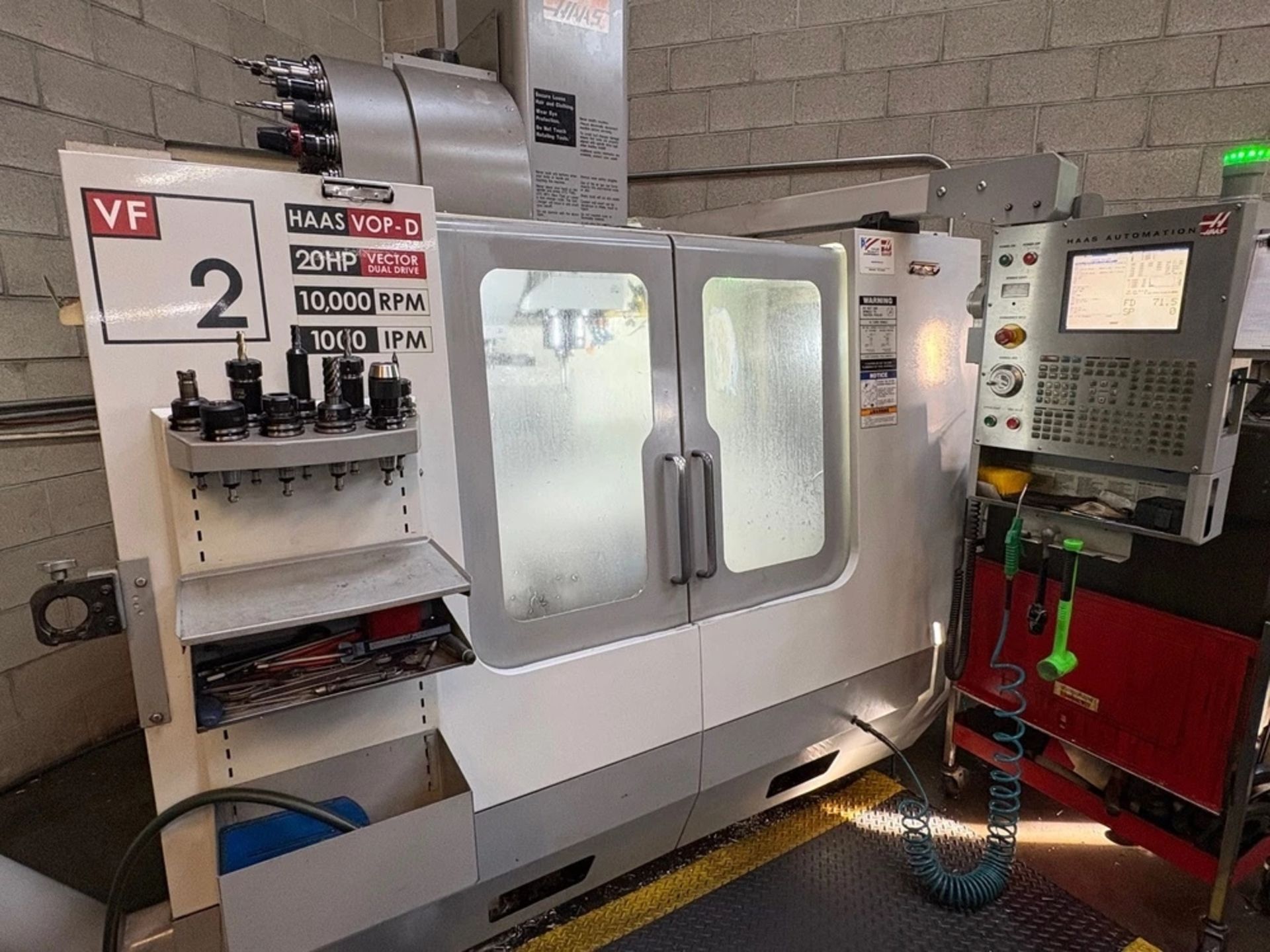 2005 Haas VF-2D, CNC Vertical Machining Center, X-Axis Travel 30", Y-Axis Travel 16", Z-Axis