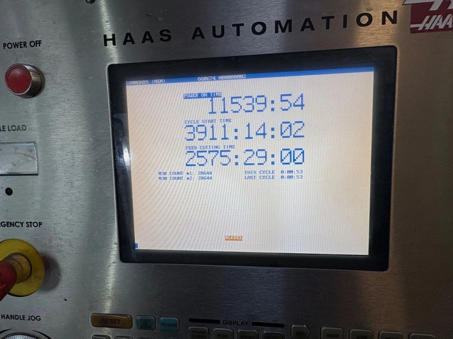 2005 Haas VF-2D, CNC Vertical Machining Center, X-Axis Travel 30", Y-Axis Travel 16", Z-Axis - Image 3 of 3
