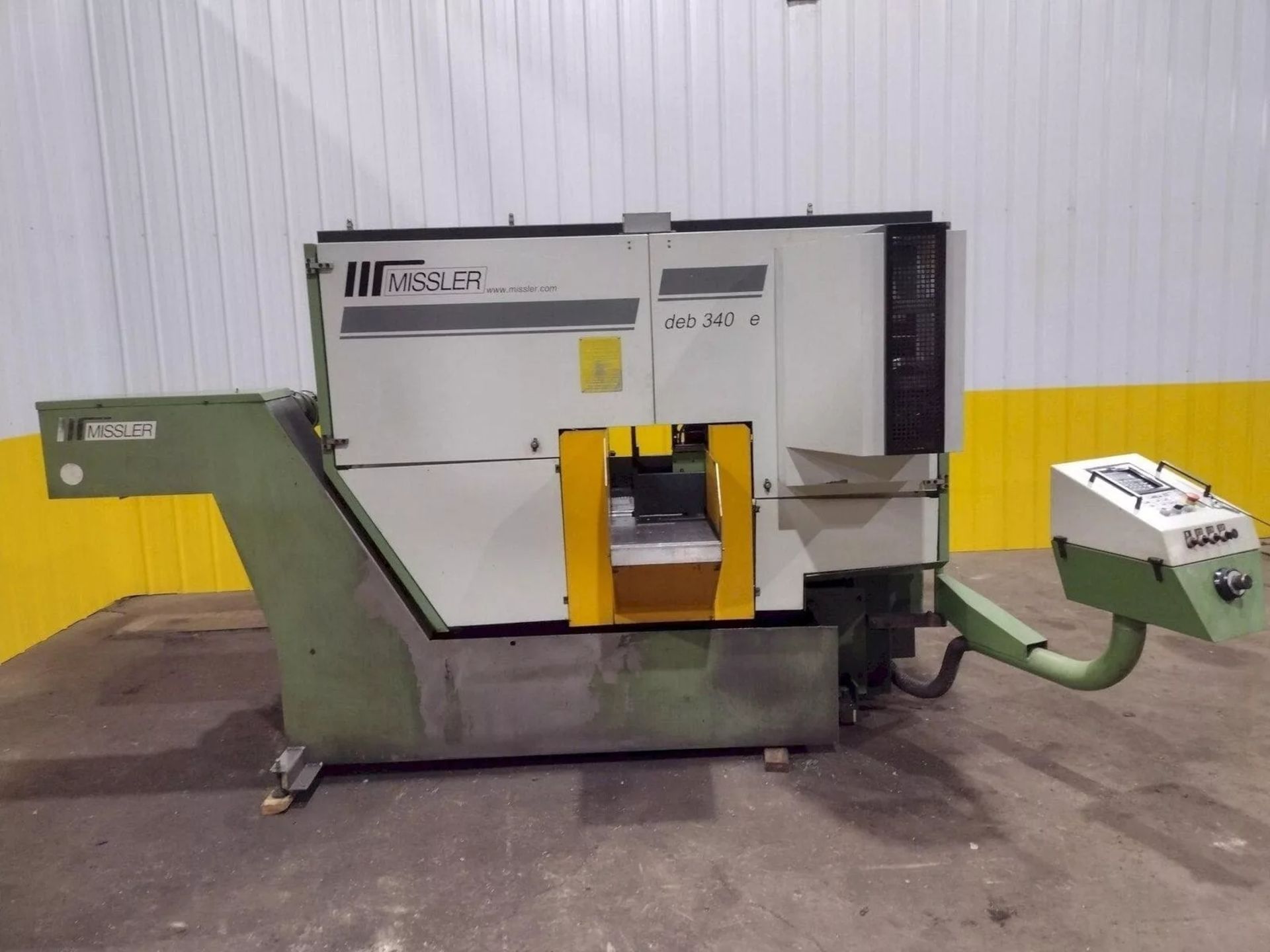 2000 Missler DEB 340 CE, Automatic Horizontal Bandsaw, Cutting Capacity 13.4" X 13.4" (340 X 340mm), - Image 2 of 24