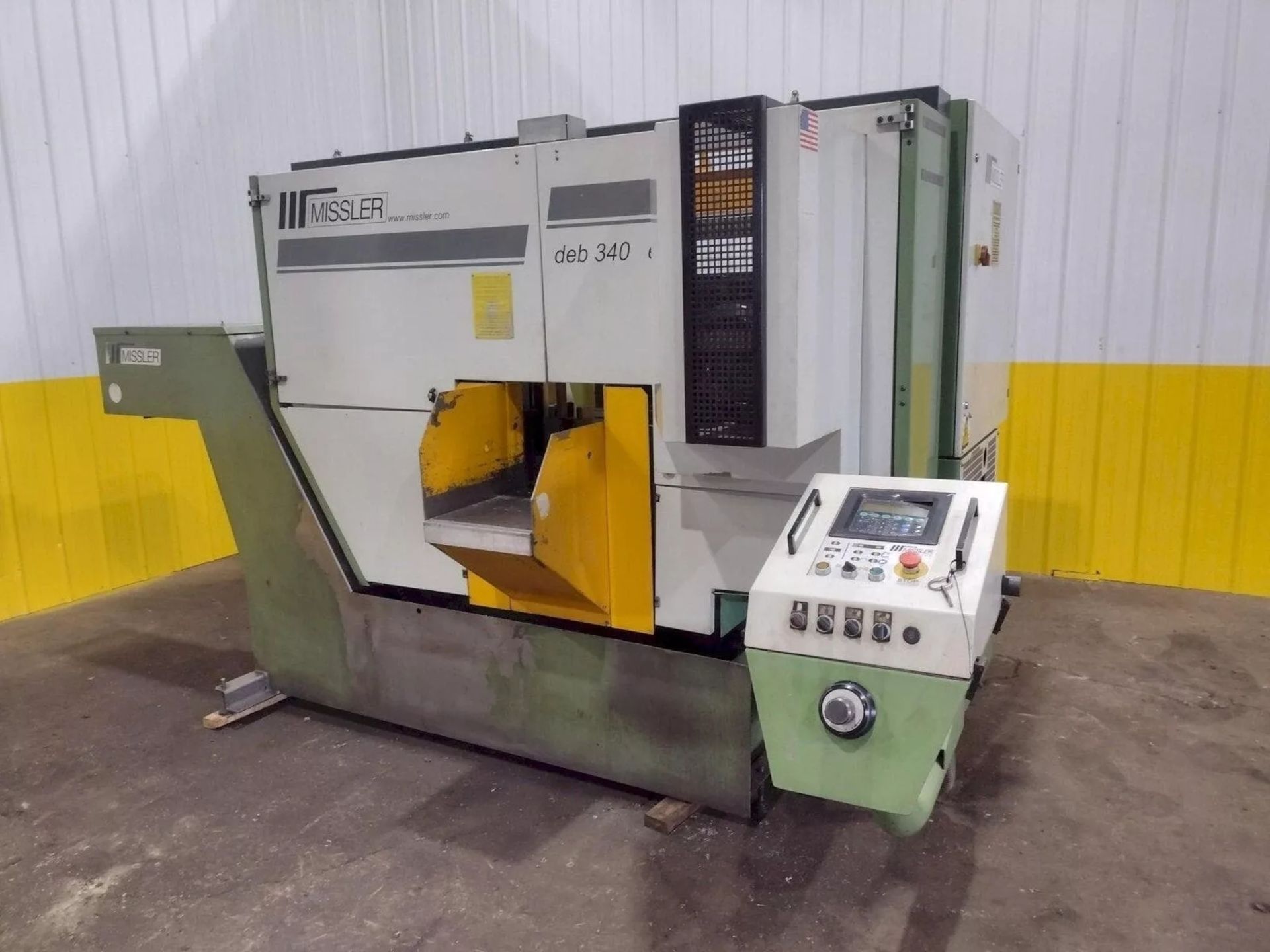 2000 Missler DEB 340 CE, Automatic Horizontal Bandsaw, Cutting Capacity 13.4" X 13.4" (340 X 340mm), - Image 11 of 24