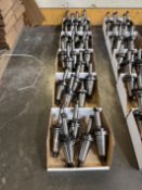 (25) CAT 50 Tecnara Long Shank ER-16 & ER-20 Tool Holders