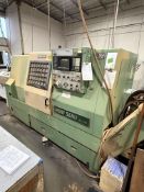Mori Seiki SL-25 CNC Lathe With SWM Spacesaver 2100 Bar Feeder, 10" 3 Jaw Chuck, Tailstock, Chip