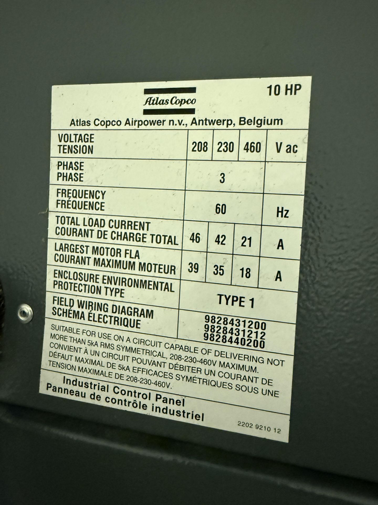 2019 Atlas Copco GA7FF Workplace Air System - Image 6 of 9