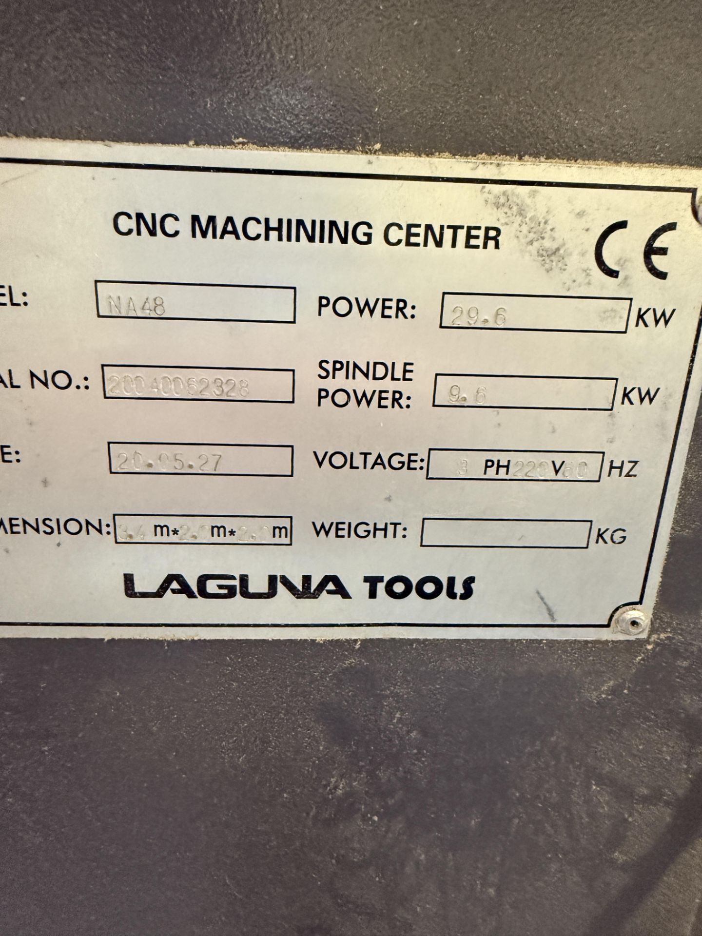 2020 Laguna Model NA48 Smart Shop | SUV CNC Router, 8 Station Tool Holder, 6 Vacuum Sections, - Image 16 of 29