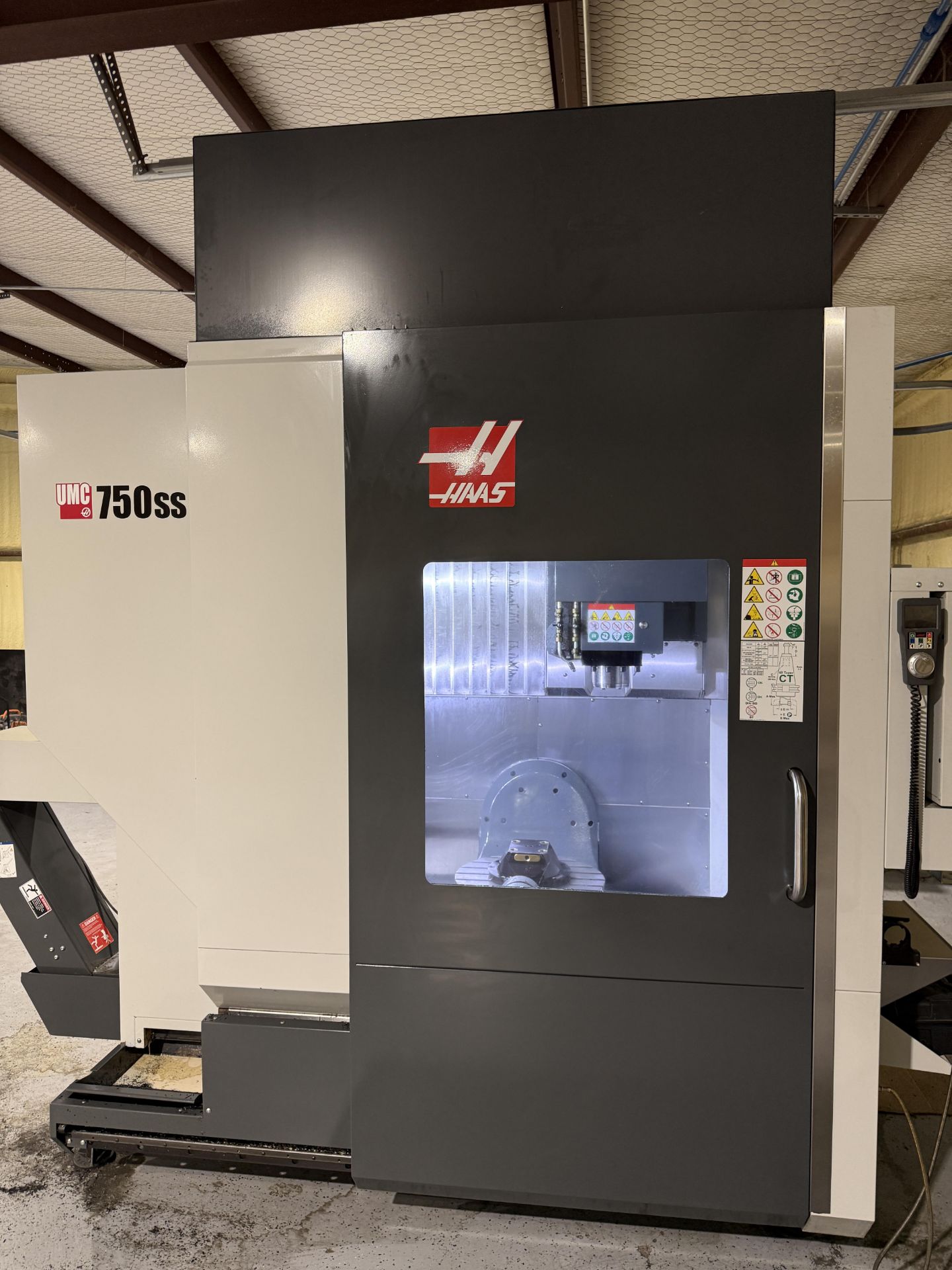 2019 Haas UMC 750SS, 5-Axis Vertical Machining Center, Haas Control, USB, Remote Jog, P-Cool, - Image 3 of 33