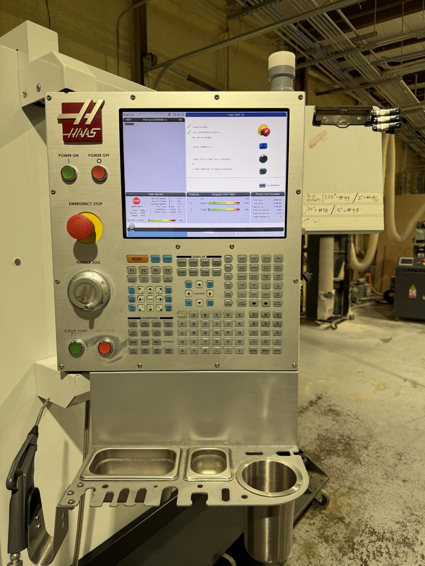 2021 Haas ST-30 CNC Lathe, Haas Control, 10" 3 Jaw Chuck, 3" Bore, 12 Station Turret With Tool - Image 3 of 29