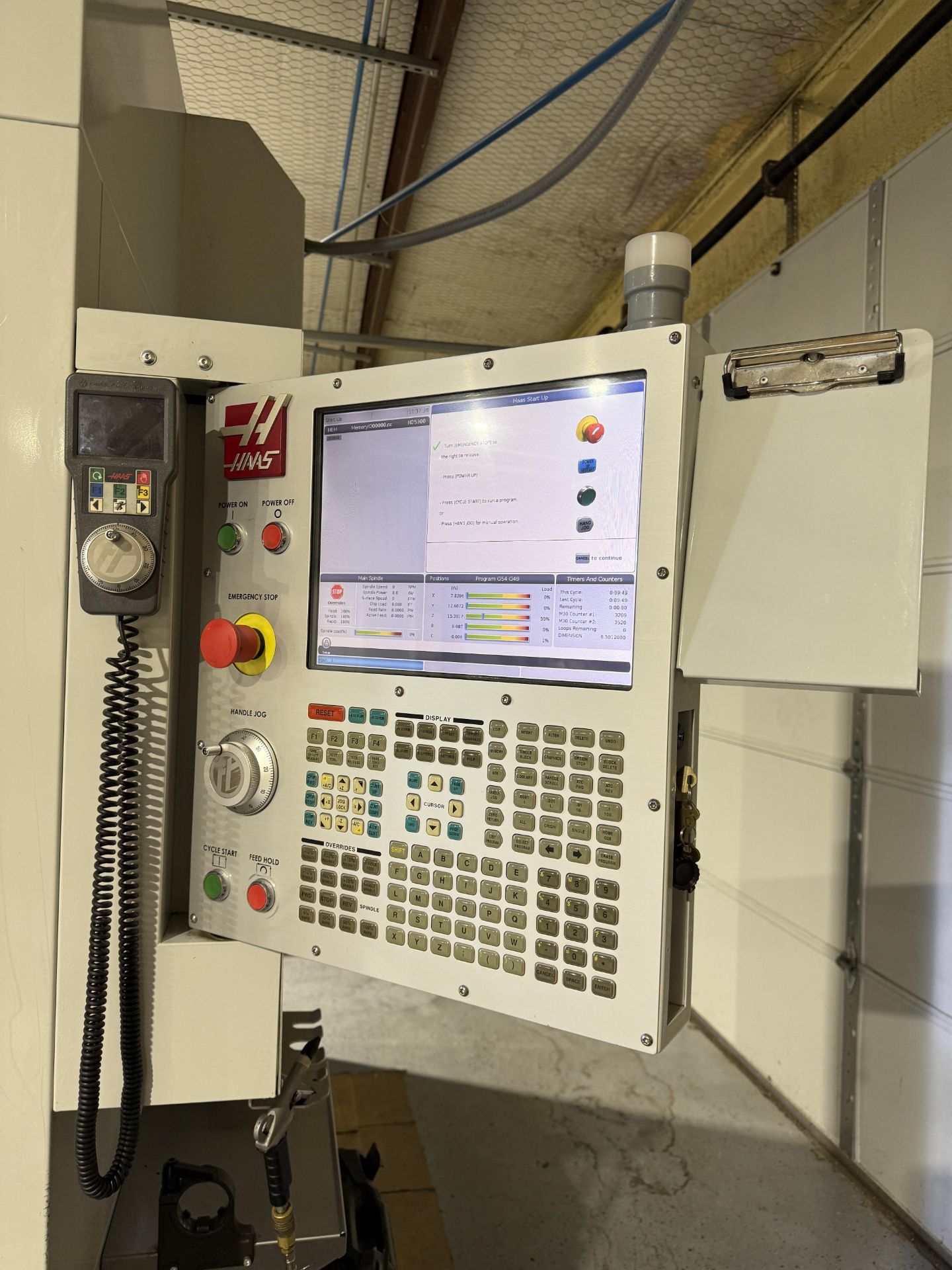 2019 Haas UMC 750SS, 5-Axis Vertical Machining Center, Haas Control, USB, Remote Jog, P-Cool, - Image 6 of 33