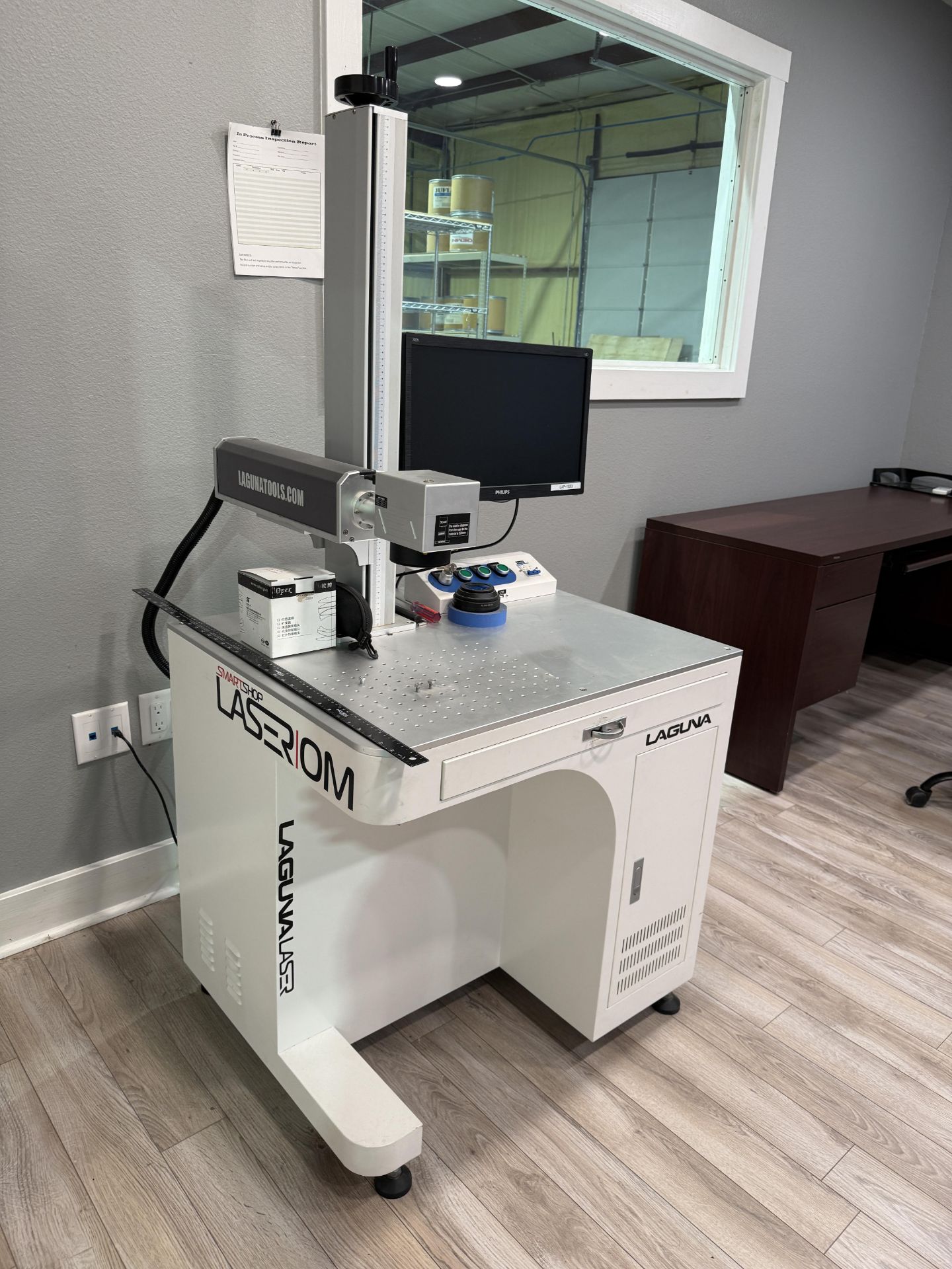 Laguna Smartshop Laser OM Laser Engraver With PC & Monitor, Control Various Extras With Small Rotary - Image 2 of 19