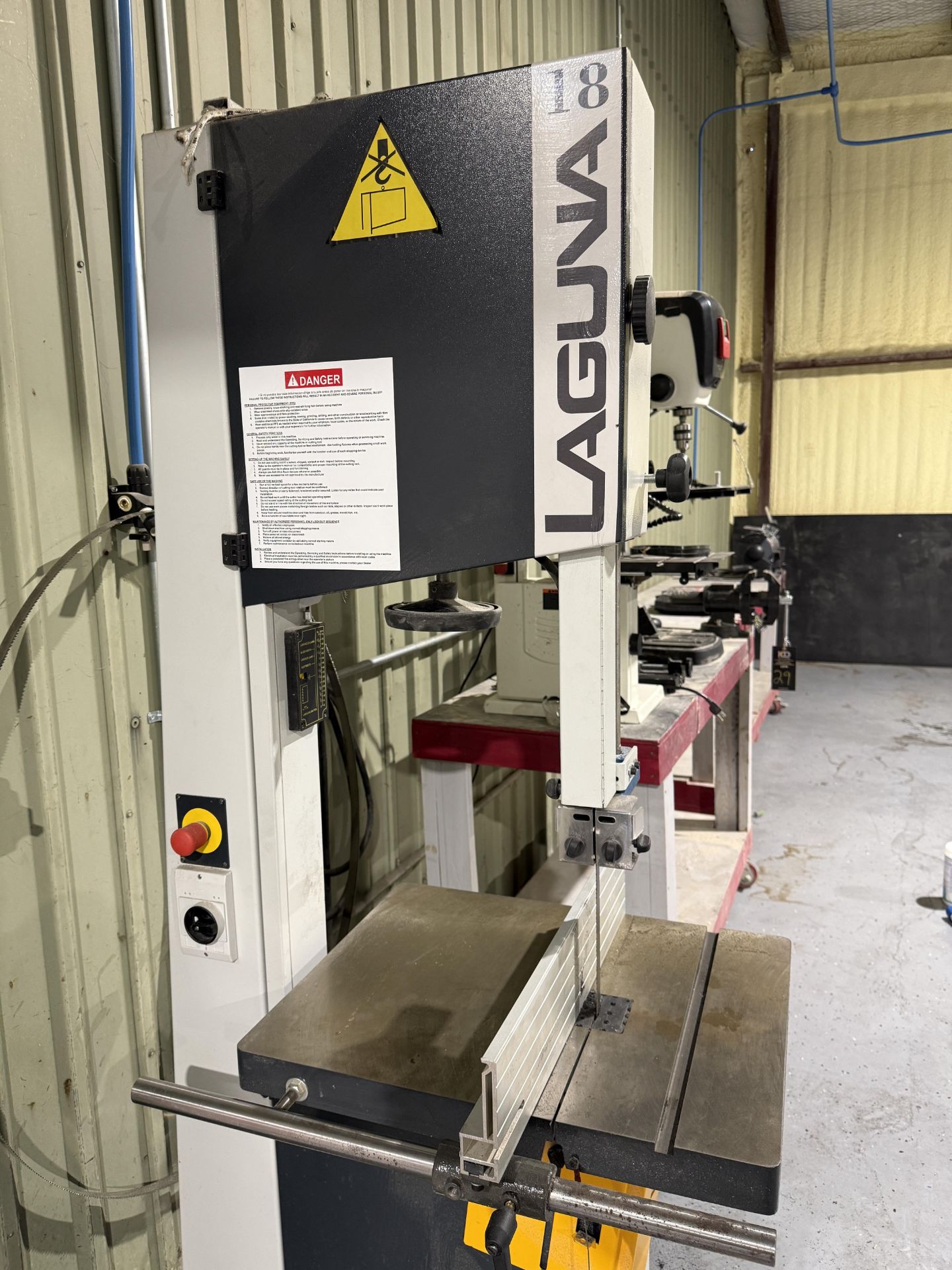 2019 Laguna 18 Vertical Bandsaw Model LT18 - Image 7 of 11