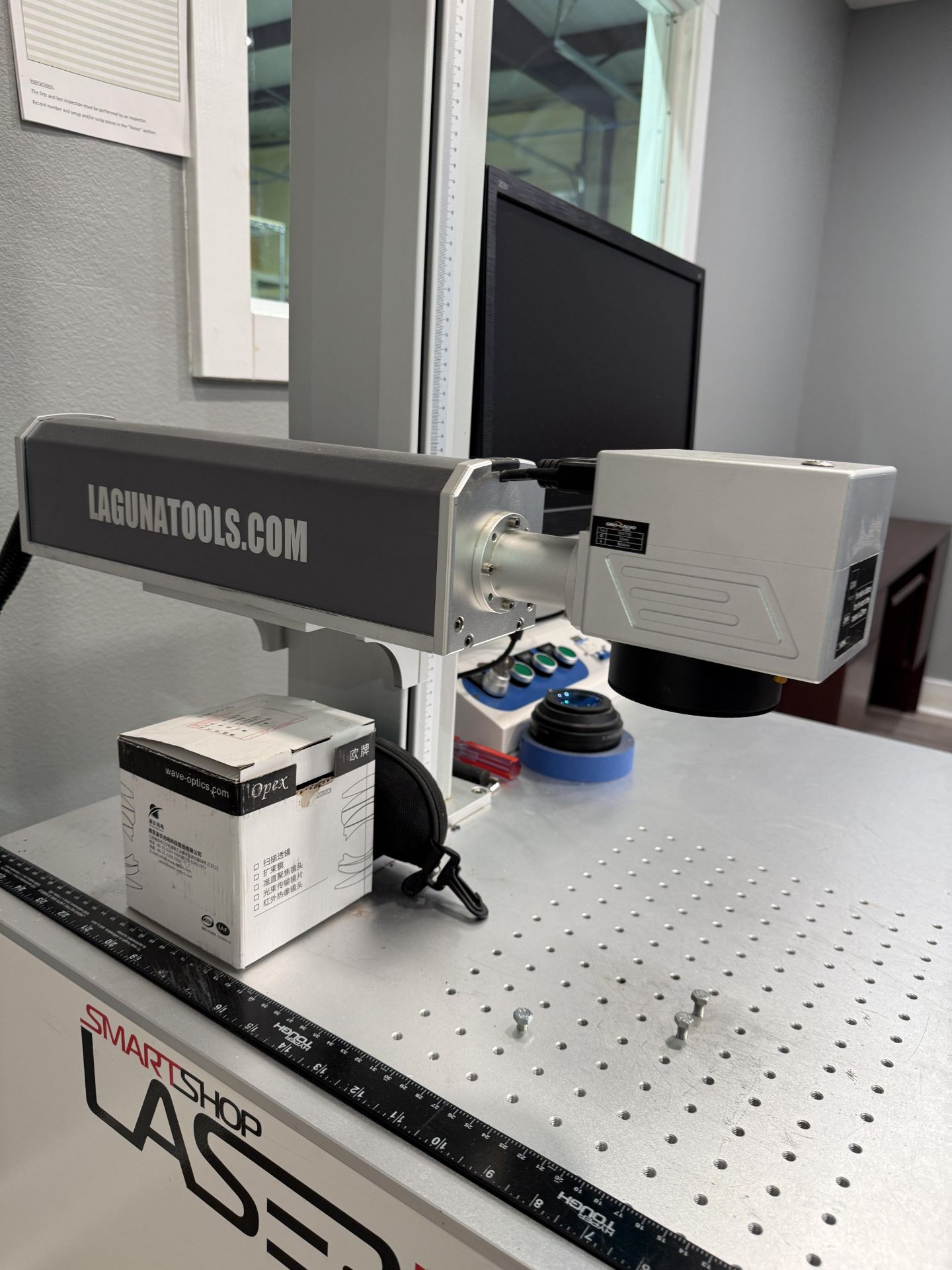 Laguna Smartshop Laser OM Laser Engraver With PC & Monitor, Control Various Extras With Small Rotary - Image 4 of 19