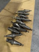 (11) CAT 40 Various Size Boring Bar Holders Techniks, GS & Others