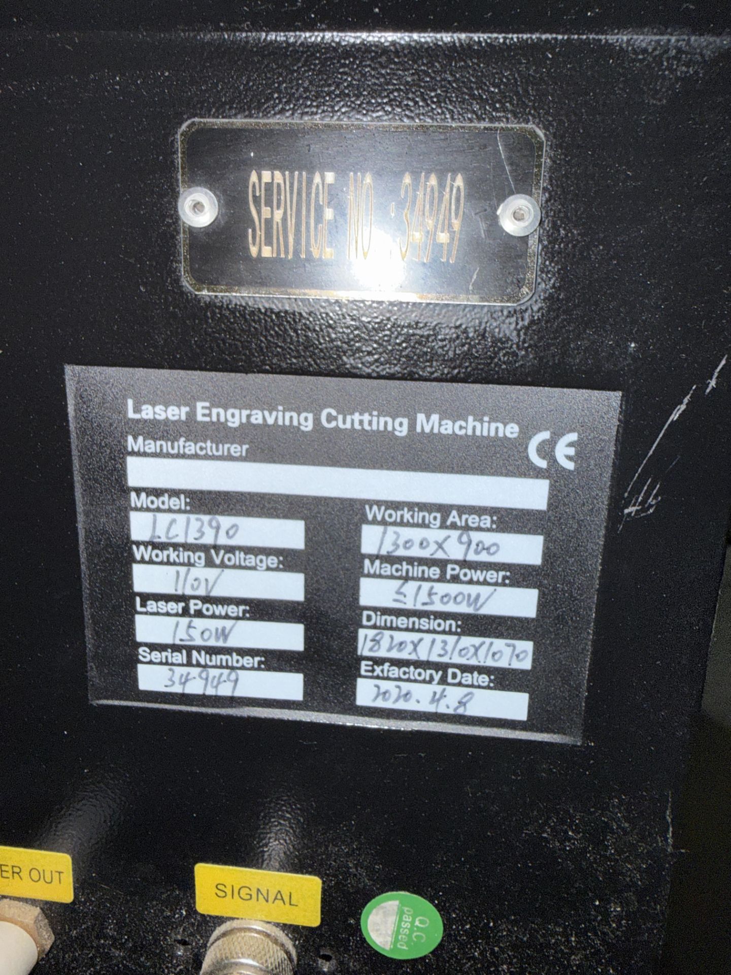 2020 Laguna Model LC-390 Smartshop Laser EX Engraver/Cutter With Fume Extractor, Industrial - Image 10 of 24