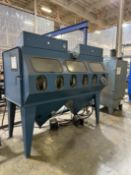 6-Station Industrial-Grade Abrasive Blasting System