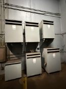 (5) Eaton Dry Type Distribution Ventilated Dry-Type Transformers - #V48M47T1216ES , 480v 112.5 KVA