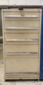 5 Drawer Metal Cabinet