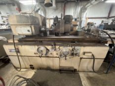Norton M-1018-UA Surface Grinder (OD/ID), S/N 2506, 18" X 10" Table, 3 HP, Max. Space Under Wheel