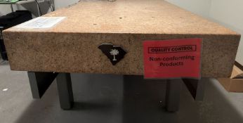 JUST TABLE | BRAND: Starret Crystal Pink | Model: Vantage 135 | Serial: W0376 | Dimensions: 4' x