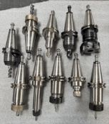 (10) CAT 40 Tool Holders