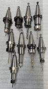 (9) CAT 40 Tool Holders