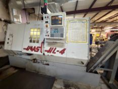 1998 Haas HL-4, CNC Lathe S/N 61648, Chip Conveyor; Tailstock; 2.5" Bar Capacity, 12 Pos. Turret, 30