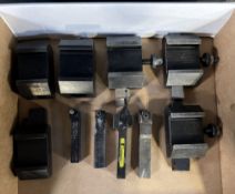 Various Haas Lathe Insert Stick Holders and (6) Haas Lathe Static Holders