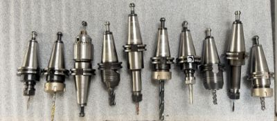 (10) CAT 40 Tool Holders