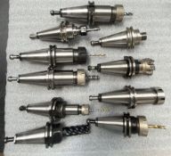 (10) CAT 40 Tool Holders