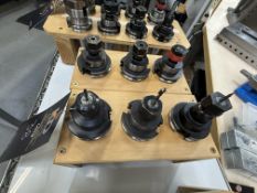 (6) CT 40 Tool Holders