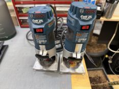 (2) Bosch PR20EVS Palm Routers