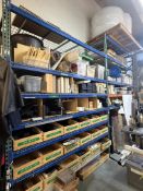 (2) Sections of Teardrop Style Pallet Racking