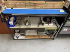 3-Shelf Storage Rack, with Contents