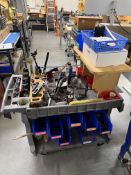 Plastic Shop Cart, with Assorted Set Up Hardware