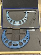 Fowler 5"-6" OD Micrometer & Fowler 6"-7" OD Micrometer
