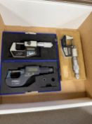Mitutoyo 0"-1" Digital Micrometer, Fowler 0"-1" Digital Micrometer