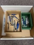 Box of Various Size Go-NoGo UN/STI Thread Gages