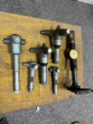 Brown & Sharpe 2.4"-2.8" ID Micrometer, Tesa 3.6"-4" ID Micrometer, Mitutoyo 4"-5" ID Micrometer