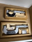 VIS Poland 0"-1" Disc Micrometer & VIS 1"-2" Disc Micrometer