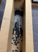 Box of Various Size Micrometer Standards 1"-19"