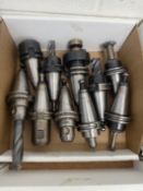 (10) CT 40 Shell Mill & Boring Bar Tool Holders