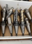 (10) CT 40 Boring Bar Tool Holders