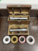 SPI & Mitutoyo Inside Bore Micrometers, 1.0"-1.6"